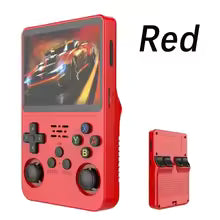 Consola de Videojuegos Retro Portátil R36S, Sistema Linux de Código Abierto, Pantalla IPS de 3,5 Pulgadas, Reproductor de Video Portátil de Bolsillo, 64 GB, 128 GB, Juegos