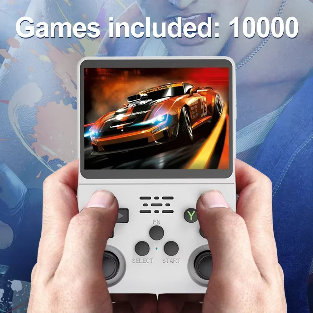 Consola de Videojuegos Retro Portátil R36S, Sistema Linux de Código Abierto, Pantalla IPS de 3,5 Pulgadas, Reproductor de Video Portátil de Bolsillo, 64 GB, 128 GB, Juegos
